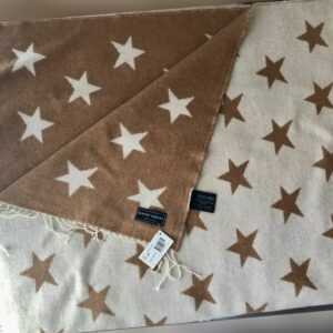 Plaid Wolldecke **  ** Gr. 130 x 180 beige camel Wolle Kaschmir