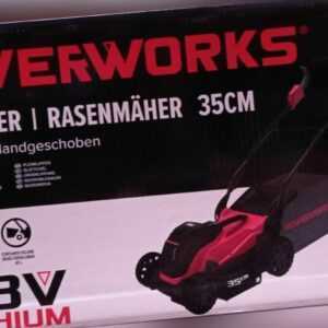 Powerworks Akku-Rasenmäher, 48 V inkl. Akku und Ladegerät