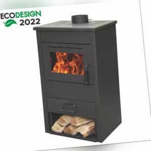 EEK A Kaminofen Holzofen 7-8 KW Kamin Ofen Dauerbrandofen