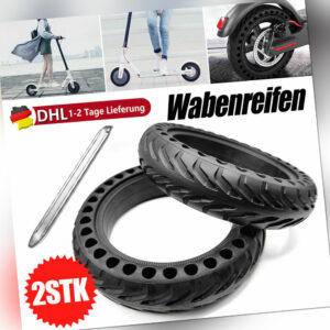 2X E-Scooter Vollgummi Reifen 8,5 " Für Xiaomi M365 PRO 1S PRO 2 Honeycomb 2022