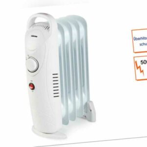 500W Tristar Elektroheizung mit regelbarem Thermostat, Ölradiator Raumheizung