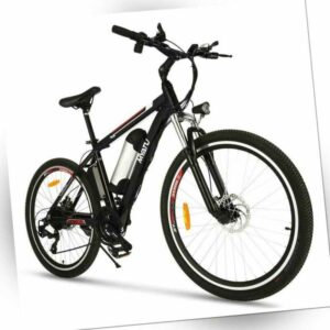26'' Elektrofahrrad E- Mountainbike ebike Bike Hintermotor Myatu1907 schwarz