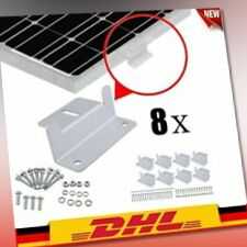 8 Stück Solarmodul Halterung Z-Winkel Solar Modul Halter Befestigung Aluminium