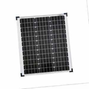 50 W Solarmodul Solarpanel Photovoltaik Solarzelle 50 Watt mono NEU TÜV Zert.