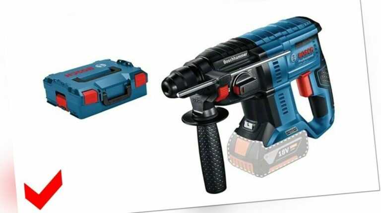 Bosch Akku-Bohrhammer mit SDS plus GBH 18V-21 Professional Solo in L-Boxx 061191