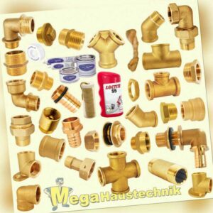 Gewindefittings aus Messing 1/8 - 2 Zoll Schraubfitting IG Fittinge Fittings AG