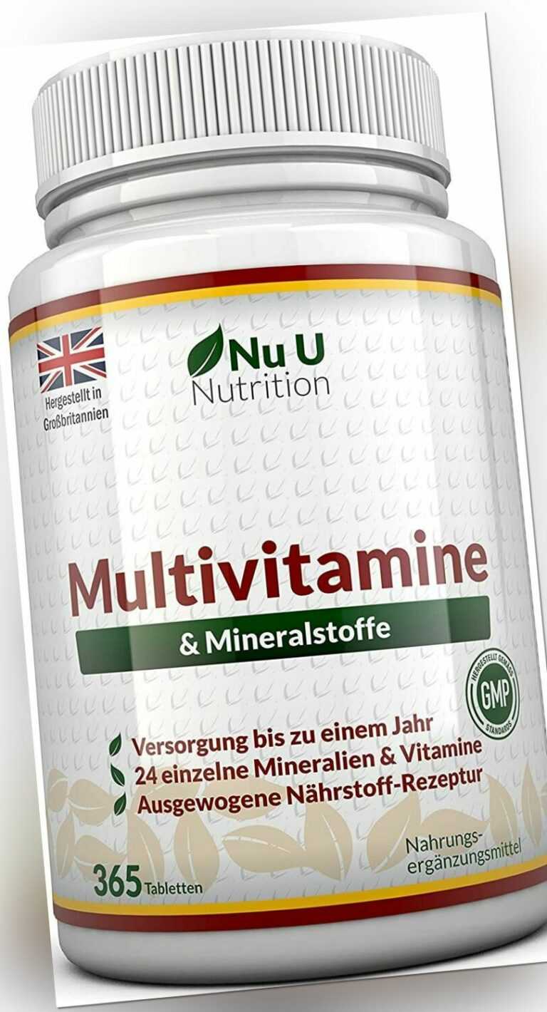 Vitamine & Mineralien Männer & Frauen 24 Multivitamine & Mineralstoffe Tablette