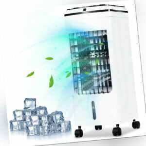 4in1 Klimagerät Klimaanlage Luftkühler 5L Mobile Befeuchter Kühlakkus Ionisator