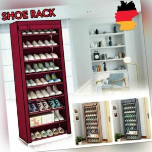 10-Schicht Schuhschrank Schuhablage Schuhregal Schuhständer Vliesstoff DHL DE