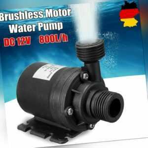 Wasserpumpe Selbstansaugende Pumpe 12V 800L Hochdruckpumpe Membranpumpe Pumpe
