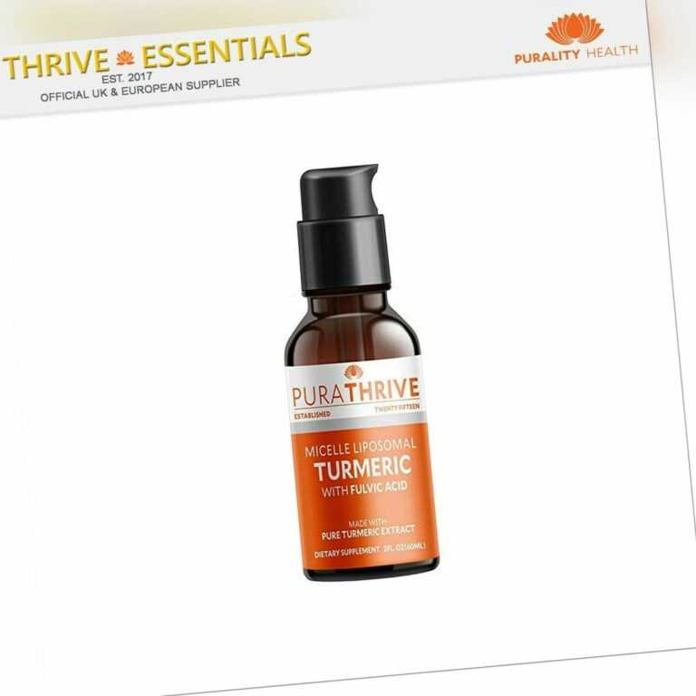 Kurkuma-purathrive ™ liposomale Kurkuma mit Fulvic Säure 2fl. OZ/60ml