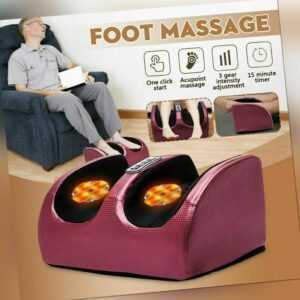 Shiatsu Fussmassagegerät mit Wärmefunktion elektrisch Fuß Reflexzonen Massage AL
