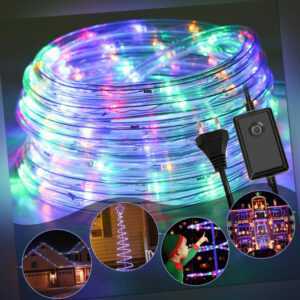 2m-100m LED Lichterschlauch Lichterkette Lichtschlauch Außen/Innen LED-Streifen