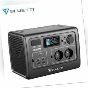BLUETTI EB55 700W Tragbare Powerstation Solargenerator Off-grid MPPT für Camping