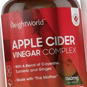Apfelessig Komplex - 1160mg Apple Cider Vinegar zum Abnehmen & Fettverbrennung
