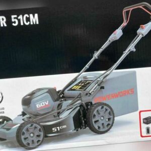 Powerworks Akku Rasenmäher 60V-PD60LM51SPK4-51 cm inkl. Akku 4 Ah und Ladegerät