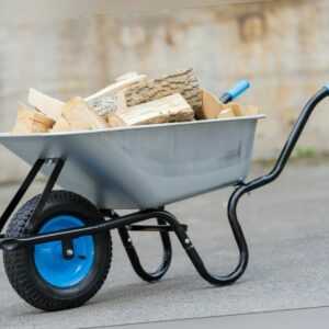 TIREX Schubkarre 100L 250kg Luftrad  Transport Garten Karre Schiebkarre Aktion
