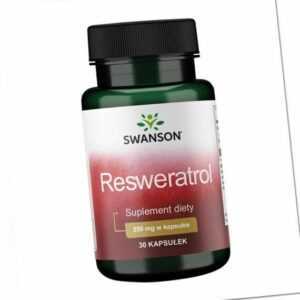 SWANSON Resveratrol 250 mg 30 Kapseln. | Antioxidantien, Immunsystem