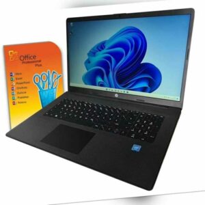 HP 17,3" Notebook ~ Intel (4 x 2,6 Ghz) ~ 8GB ~ 1000GB ~ Win 11 Pro~ Office 2019