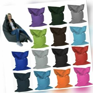 Liege Sitzsack Beanbag Indoor & Outdoor 18 Farben Kinder Sitzkissen Erwachsene