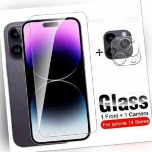 iPhone 14 Pro iPhone 14 Pro Max Schutzglas Echtglas Panzerfolie + Kamera Schutz