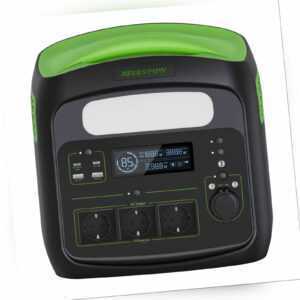 Necespow Powerstation 1200W 1280Wh Solargenerator LiFePO4 3AC Notstromaggregat