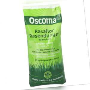 Oscorna Rasaflor Rasendünger granuliert 25 kg NPK Naturdünger Langzeitdünger