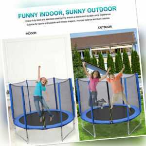 Trampolin Set 150cm 200kg Kinder Gartentrampolin Netz Leiter  U0B7