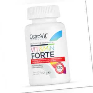 VIT&MIN Forte 120 Tabletten Multivitamin & Mineralien C,D, Zink, Potassium