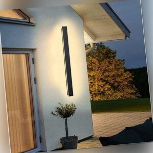 LED Outdoor Lange Wandleuchte Lampe Führte Wand Licht Villa Bar Außenleuchte