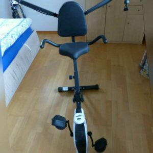 X-Bike Pro + Seilzug für Krafttraining, Heimtrainer Fitness-Bike Trimmrad Traini
