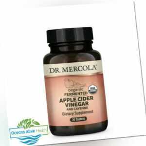 Fermentierter Apfelessig & Cayenne | Dr. Mercola | 30 Kapseln | Bio