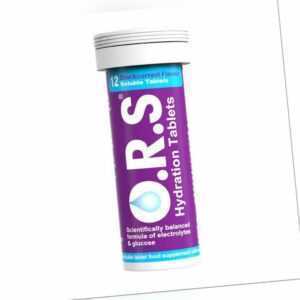 ORS mündliche Hydration Salze Johannisbeere Geschmack - 12 Tabletten
