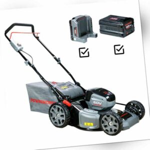Powerworks Akku-Rasenmäher PD60LM46HPK4 Rasenschneider Li-Ion 60V 55L B-Ware