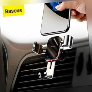 Baseus Handy Auto Halterung Metall KFZ Automatik Clamp Halter Für Iphone Samsung