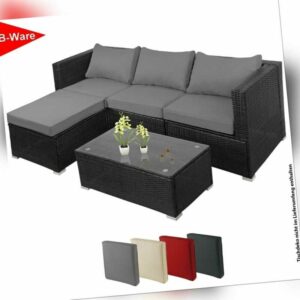 B-WARE * Polyrattan Sitzgruppe Lounge Gartenmöbel Gartengarnitur [16281]