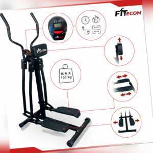 Crosstrainer Heimtrainer Ergometer Ellipsentrainer Fitness Stepper Trainer 100kg