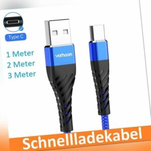 Ladekabel USB Typ C Datenkabel für Samsung Huawei Xiaomi Handy Schnellladekabel