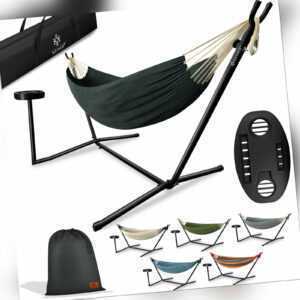 KESSER® Hängematte mit Gestell XXL Hängeliege Outdoor Sonnenliege bis 200kg Pool