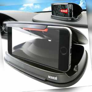scozzi® Handyhalterung Auto Navi Armaturenbrett KFZ Smartphone Halter Universal