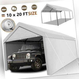 Carport HeavyDuty verbesserte tragbare Garage mit abnehmbaren Seitenwänden&Türen