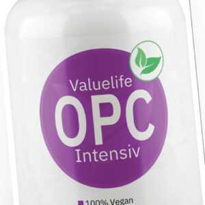 OPC Traubenkernextrakt Intensiv: OPC mit Resveratrol 120 Kapseln von VALUELIFE