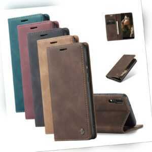 Handyhülle für Huawei P20 P30 Lite Pro Schutzhülle Magnet Flip Cover Handytasche