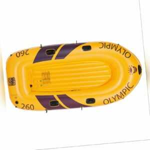 Schlauchboot OLYMPIC 260 - gelb - inklusive Paddel