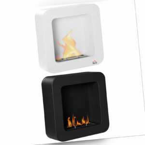 Ethanol-Kamin Bio-Ethanol-Brenner 2,5 Std. Wandkamin mit Feuerlöschdeckel