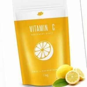 1kg Vitamin C Pulver Reine L-Ascorbinsäure Hochdosiert