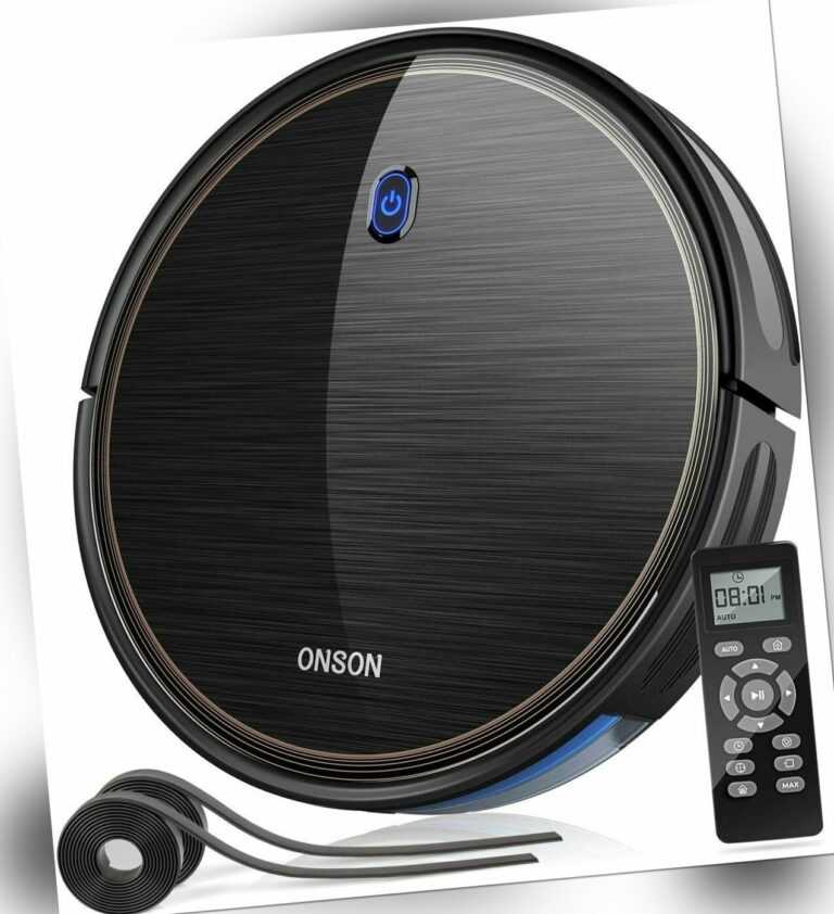 ONSON J10C Saugroboter Mit ladestation 2100Pa Kreisel Staubsauger Roboter