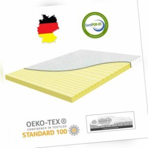 7 Zonen Matratzentopper Gel Kaltschaum Matratzenauflage H3 Visco 160x200cm