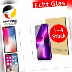 Panzerfolie Display Schutz Glas Folie Passend Für iPhone 14 13 12 11 XR Pro Max