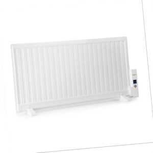 Ölradiator 1000 W Öl Radiator Heizung Thermostat Timer Wand Elektroheizung weiß
